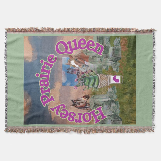 Manta horsey prairie queen (Anverso)