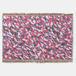 Manta Hot pink, purple and black camo abstract