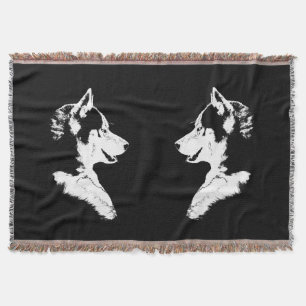 Manta Husky Blanket Siberian Husky Dog Lanzamiento de ma