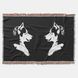 Manta Husky Blanket Siberian Husky Dog Lanzamiento de ma