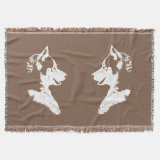 Manta Husky Blanket Siberian Husky Dog Lanzamiento de ma