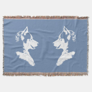 Manta Husky Blanket Siberian Husky Dog Lanzamiento de ma