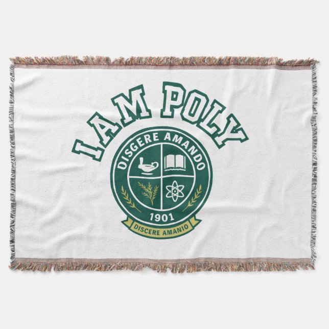 Manta I AM POLY Throw Blanket (Anverso)