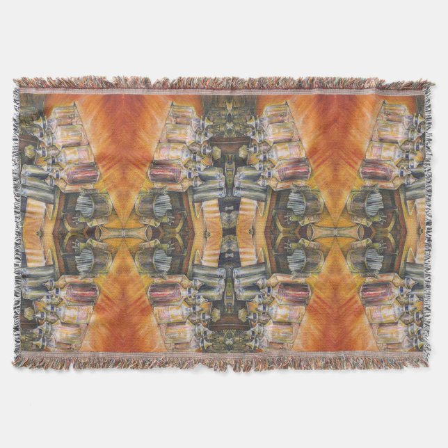 Manta Ideografía de la luz dorada (Anverso)