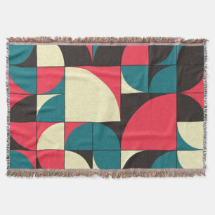 Manta Ilustración abstracta geométrica de arte computaci