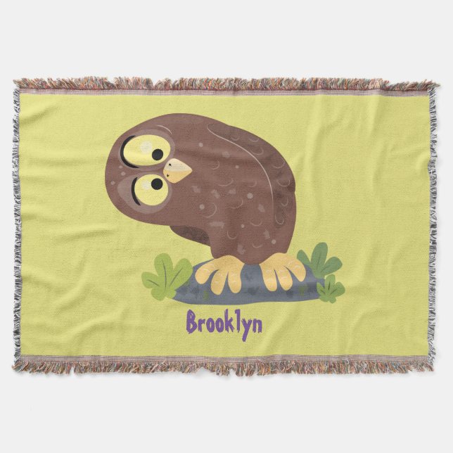 Manta Ilustracion curioso y gracioso de personalizado de (Anverso)