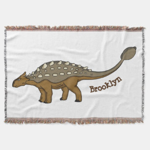 Manta Ilustracion de dinosaurios blindados de Ankylosaur