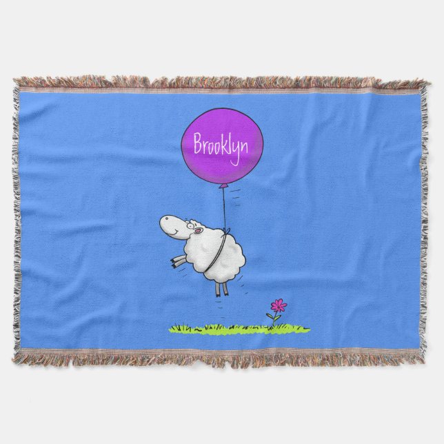 Manta Ilustracion de humor de personalizado de globo de  (Anverso)