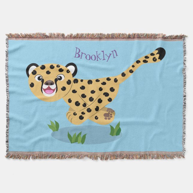 Manta Ilustracion de personalizado con queso lindo (Anverso)