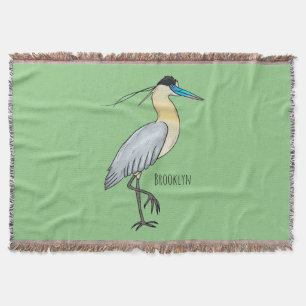 Manta Ilustracion de personalizado de aves de garza 