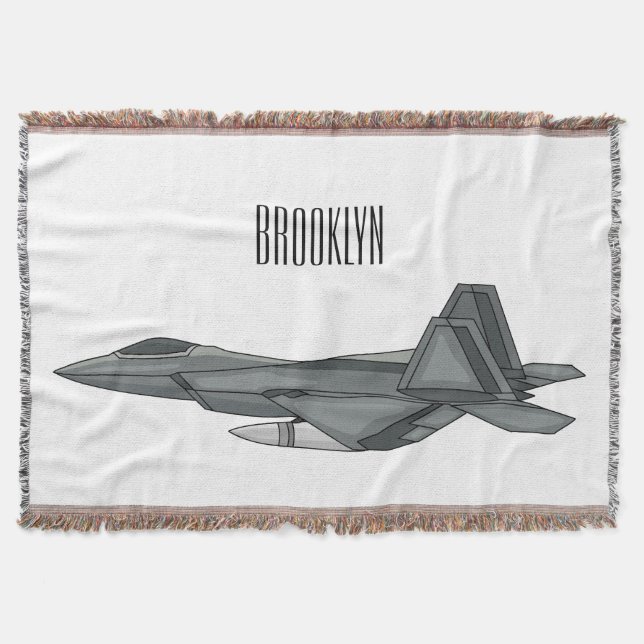 Manta Ilustracion de personalizado de aviones de combate (Anverso)