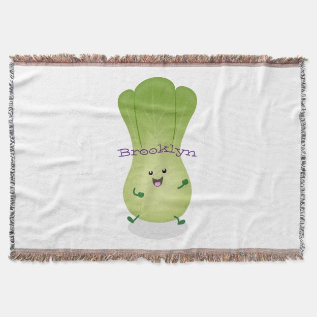 Manta Ilustracion de personalizado de bebé choy (Anverso)