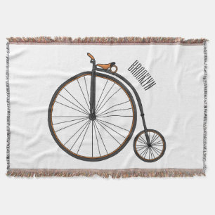 Manta Ilustracion de personalizado de bicicletas de alta