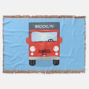 Manta Ilustracion de personalizado de camión de kawaii r