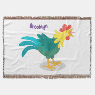 Manta Ilustracion de personalizado de gallo de entrego g