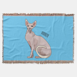 Manta Ilustracion de personalizado de gatos Sfinx