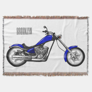 Manta Ilustracion de personalizado de motocicleta de hel