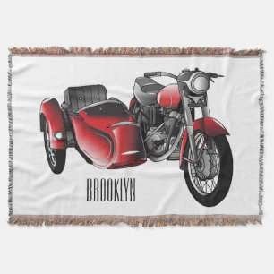 Manta Ilustracion de personalizado de motocicletas Sidec