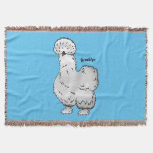 Manta Ilustracion de personalizado de pollo de Silkie