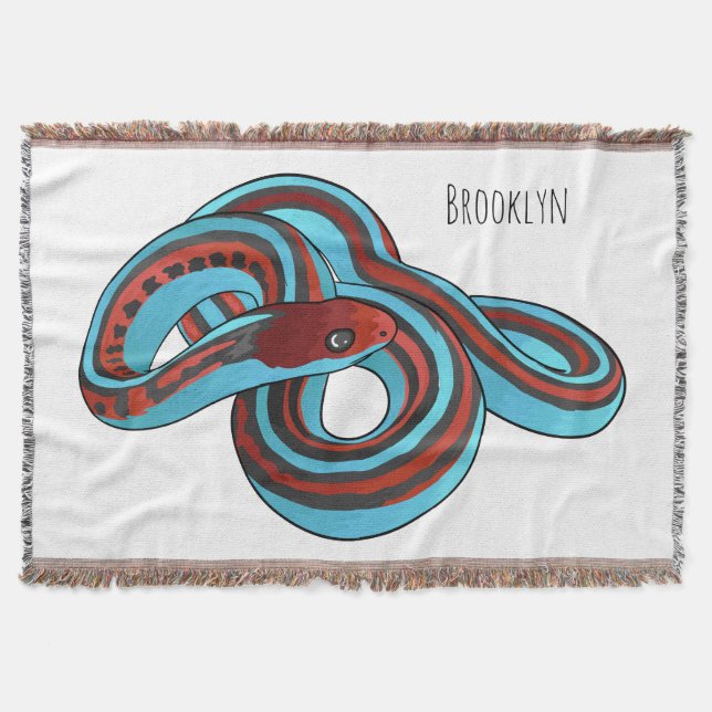 Manta Ilustracion de personalizado de serpiente de San F (Anverso)