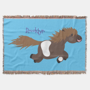 Manta Ilustracion de personalizado del pony de Shetland 