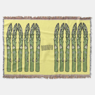 Manta Ilustracion personalizado Asparagus