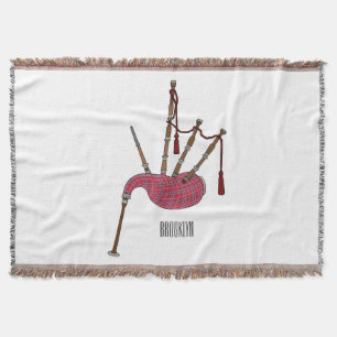 Manta Ilustracion personalizado Bagpipes