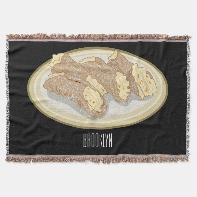 Manta Ilustracion personalizado Cannoli (Anverso)