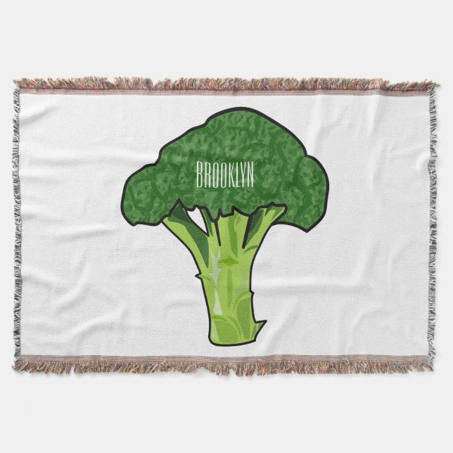 Manta Ilustracion personalizado de Broccoli (Anverso)