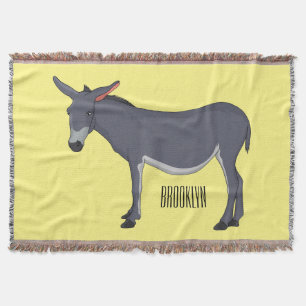 Manta Ilustracion personalizado de burro