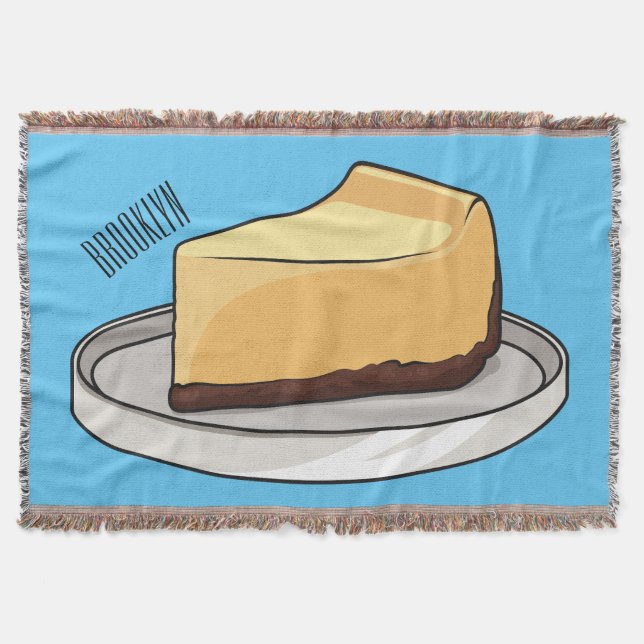 Manta Ilustracion personalizado de Cheesecake (Anverso)