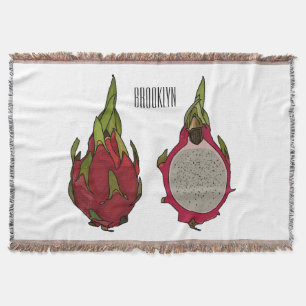 Manta Ilustracion personalizado de fruta dragón