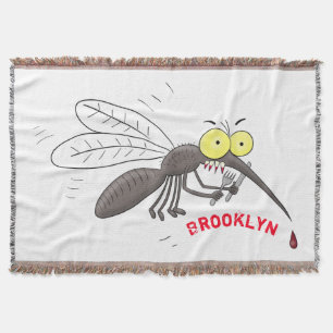 Manta Ilustracion personalizado de insectos de mosquitos