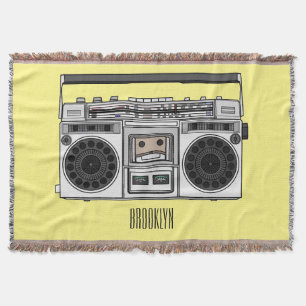 Manta Ilustracion personalizado de radio