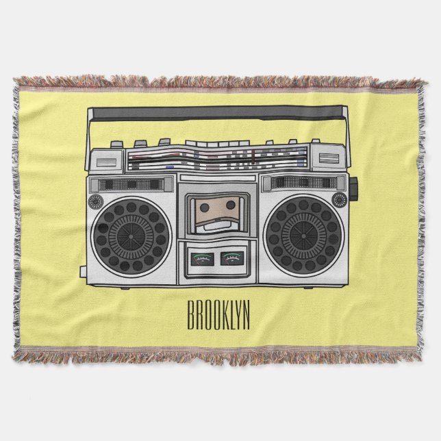 Manta Ilustracion personalizado de radio (Anverso)