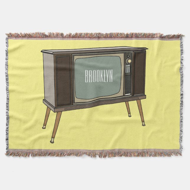 Manta Ilustracion personalizado de televisión (Anverso)