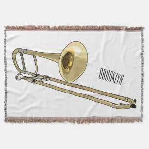 Manta Ilustracion personalizado de Trombone