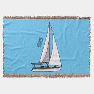 Manta Ilustracion personalizado de velero
