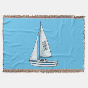 Manta Ilustracion personalizado de velero