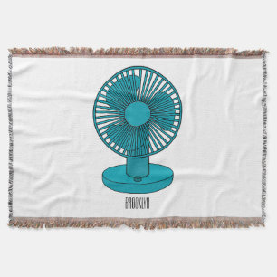 Manta Ilustracion personalizado de ventilador