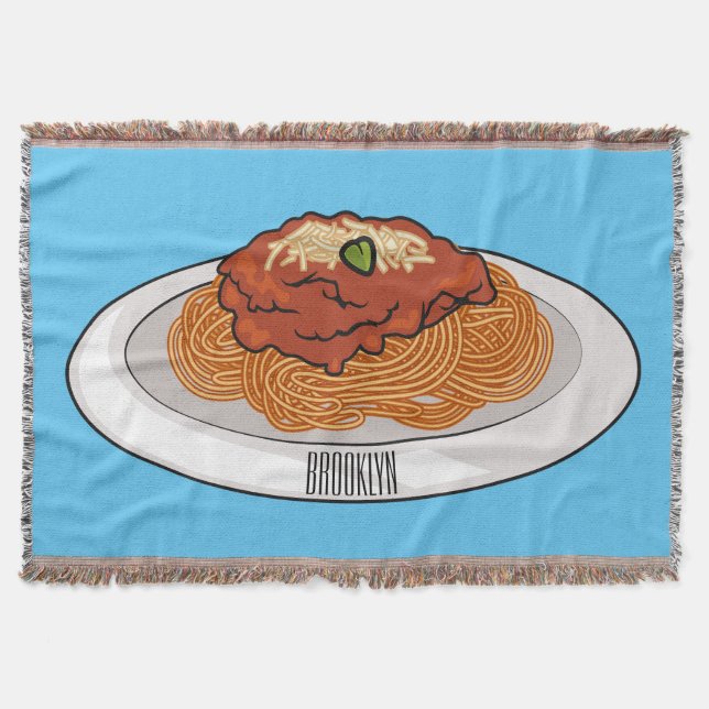Manta Ilustracion personalizado Spaghetti (Anverso)