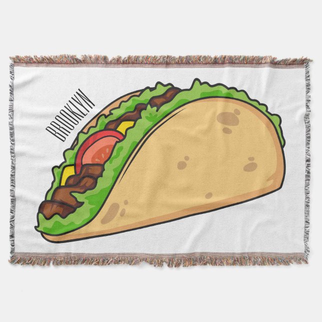 Manta Ilustracion personalizado Taco (Anverso)