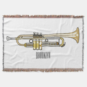 Manta Ilustracion personalizado Trumpet