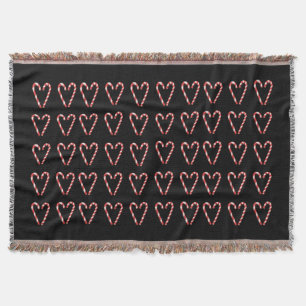 Manta Imagen de corazón de bastón de caramelo dulce Navi