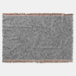 Manta Imagen gris dividida en rectángulos, hilo de brill