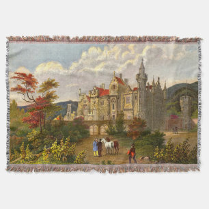 Manta impresión de antigüedades de Abbotsford House
