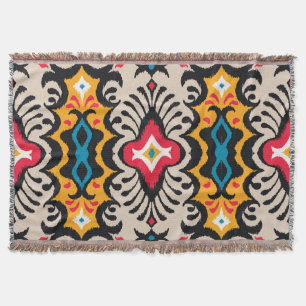 Manta Impresión de Bandana: Seda Paisley Vintage.