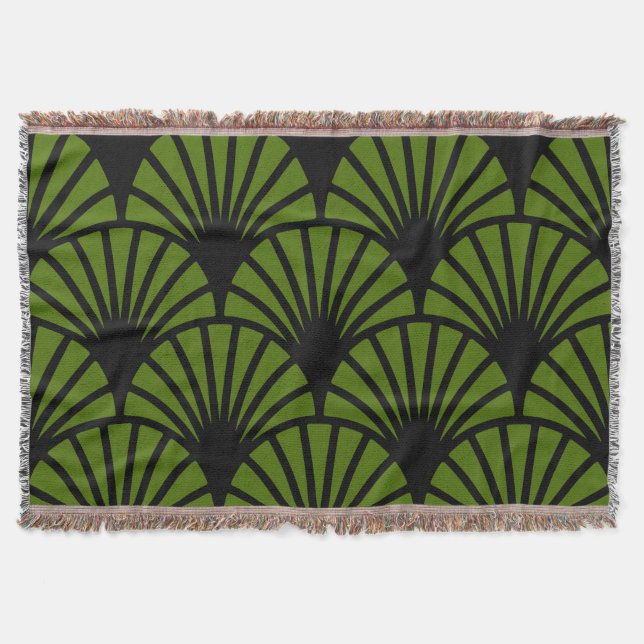 Manta Impresión de patrón Art Nouveau (Anverso)