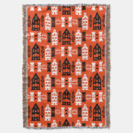 Manta Imprimir arte folclórico holandés en los Países Ba