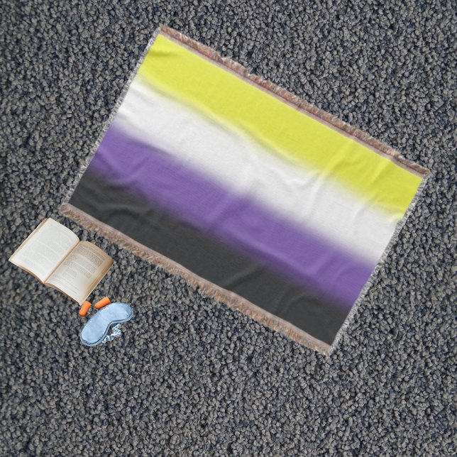 Manta Indicador de Orgullo no binario de degradado - Ban (Subido por el creador)